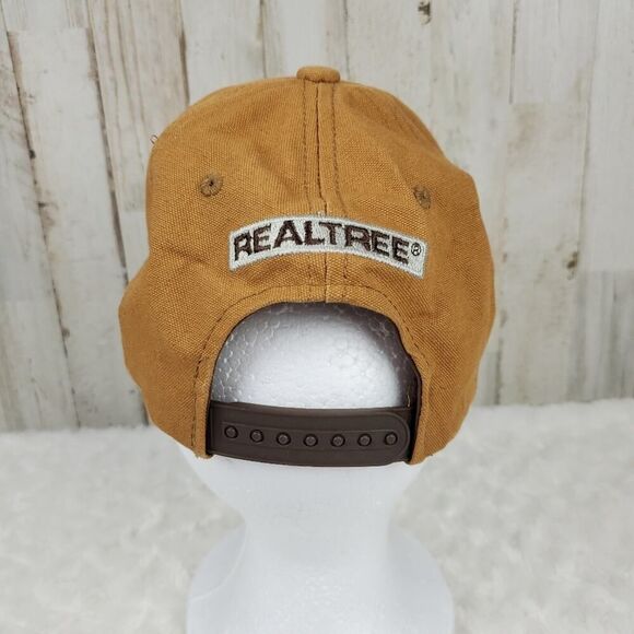 Realtree Logo Snapback Cap Brown OSFM - Picture 6 of 8
